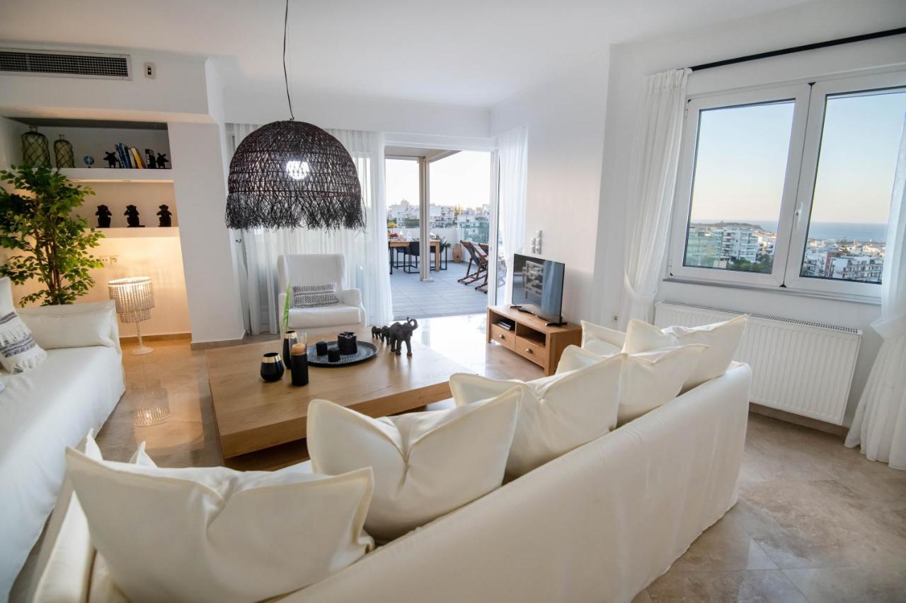 Helen Luxury Holiday House With Sea View Rethymno  Exterior photo